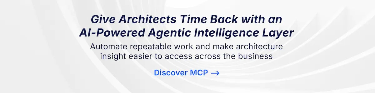AI-powered agentic intelligence layer that automates architecture work and improves access to insights.